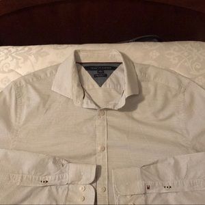 Tommy Hilfiger Mens Striped Button Down Shirt